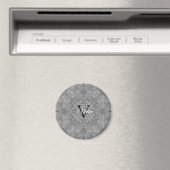 Monogram ultieme grijze Waterverf Magneet (Insitu (Vaatwasser))