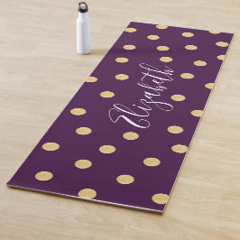 Monogram Uniek Paars Goud Mat