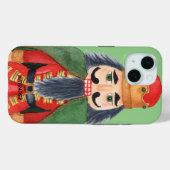 Monogram unieke cartoon notenkraker groen Case-Mate iPhone case (Achterkant (horizontaal))