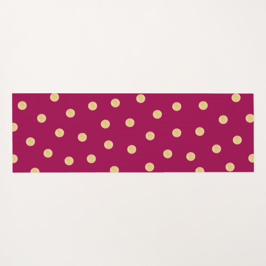 Monogram Unieke roze goudmat Yogamat (Achterkant (horizontaal))