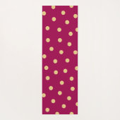 Monogram Unieke roze goudmat Yogamat (Achterkant)