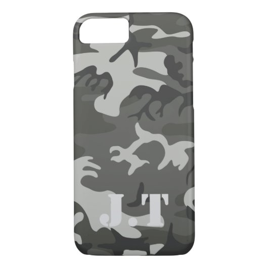 Monogram Urban Camouflage Pattern Case-Mate iPhone Case (Achterkant)