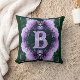 Monogram Uw Initiële Naam Allium Gepersonaliseerd Kussen
