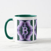 Monogram Uw Initiële Naam Allium Gepersonaliseerd Mok (Links)