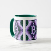 Monogram Uw Initiële Naam Allium Gepersonaliseerd Mok (Voorkant links)