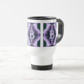 Monogram Uw Initiële Naam Allium Gepersonaliseerd Reisbeker (Voorkant rechts)