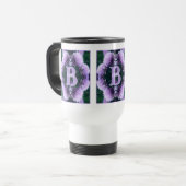 Monogram Uw Initiële Naam Allium Gepersonaliseerd Reisbeker (Voorkant links)