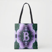 Monogram Uw Initiële Naam Allium Gepersonaliseerd Tote Bag (Voorkant)