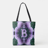 Monogram Uw Initiële Naam Allium Gepersonaliseerd Tote Bag (Achterkant)