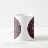 Monogram Uw Naam Pruim Draaikolken Persoonlijk Koffiemok (Center)