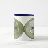 Monogram Uw Naam Tulp Bloemstuk Persoonlijk Mok (Midden)