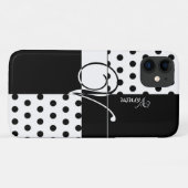 Monogram V Case-Mate iPhone Case (Achterkant (horizontaal))