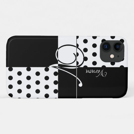 Monogram V Case-Mate iPhone Case (Achterkant (horizontaal))