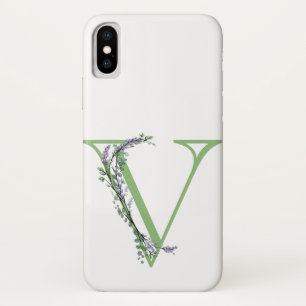 Monogram V lavender Eucalyptus Case-Mate iPhone Case