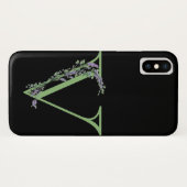 Monogram V lavender Eucalyptus Case-Mate iPhone Case (Achterkant (horizontaal))