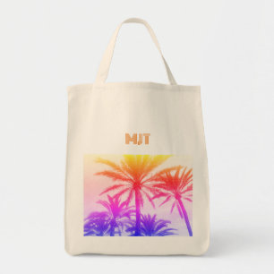 MONOGRAM vakantie zonsondergang Canvas tas RETRO P