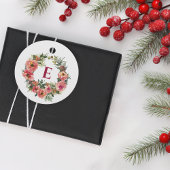 Monogram Vakantieseizoen Roze Joy Krans Botanisch Bedankjes Labels