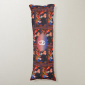 Monogram Vallarta Catrinas Bloemen & Kaarsen 1718 Lichaamskussen (Voorkant Verticaal)