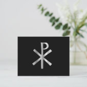 Monogram van Christus - chi rho Briefkaart (Staand voorkant)
