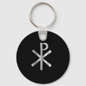 Monogram van Christus - chi rho Sleutelhanger (Voorkant)