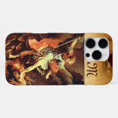 Monogram van de aartsengel Michaël iPhone Hoesje (Achterkant horizontaal)