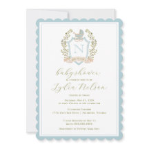 Monogram van de baby-transportkam | blauw Baby sho