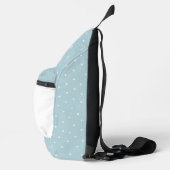 Monogram van de baby-transportkam | Blauwe Baby Sling Bag (Rechts)