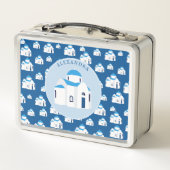 Monogram van de Blauwe Dome Kerk van het eiland Sa (Achterkant)