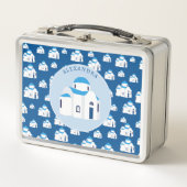 Monogram van de Blauwe Dome Kerk van het eiland Sa (Voorkant)