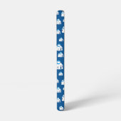 Monogram van de Blauwe Dome Kerk van het eiland Sa Samsung Galaxy Hoesje (Linkerkant)