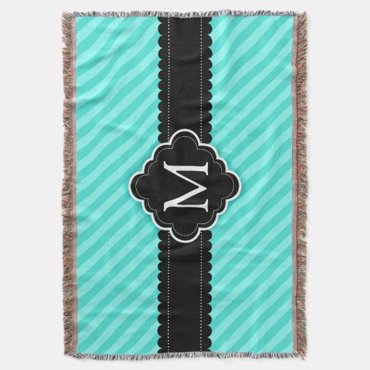 Monogram van de Douane van het Patroon van de Deken (Voorkant Verticaal)