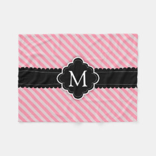 Monogram van de Douane van het Patroon van de Fleece Deken