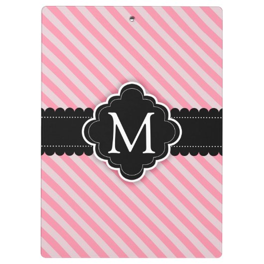 Monogram van de Douane van het Patroon van de Klembord (Achterkant)