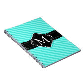 Monogram van de Douane van het Patroon van de Notitieboek (Rechterzijde)