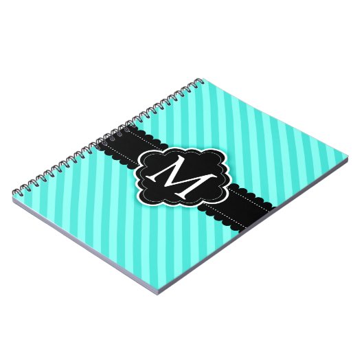 Monogram van de Douane van het Patroon van de Notitieboek (Linkerzijde)