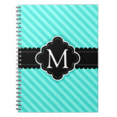 Monogram van de Douane van het Patroon van de Notitieboek (Voorkant)