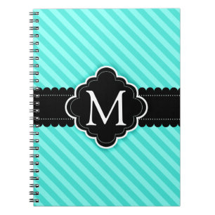 Monogram van de Douane van het Patroon van de Notitieboek