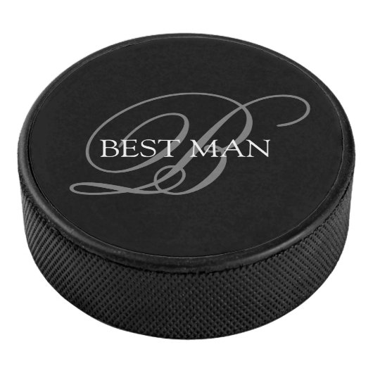 Monogram van de getuige hockey puck (3/4)