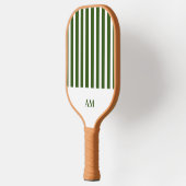 Monogram van de Green & White Stripes Country Club Pickleball Paddle (Links)