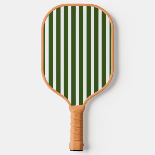 Monogram van de Green & White Stripes Country Club Pickleball Paddle (Achterkant)