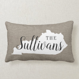 Monogram van de Kentucky-familie-Sierkussen Kussen