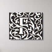 Monogram van de Nieuwe Titel Canvas Afdruk (Voorkant)