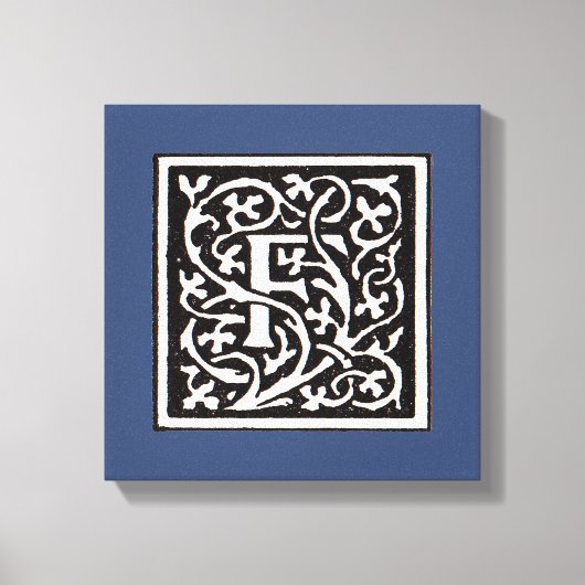  Monogram van de Nieuwe Titel Canvas Afdruk (Voorkant)