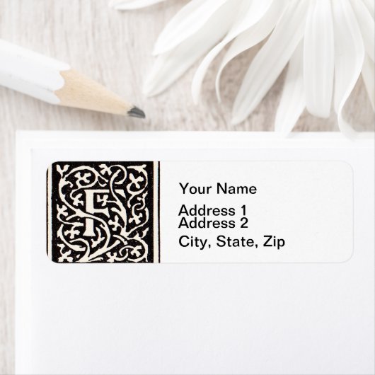 Monogram van de Nieuwe Titel Etiket (Insitu)