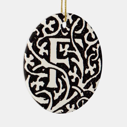  Monogram van de Nieuwe Titel Keramisch Ornament (Rechts)