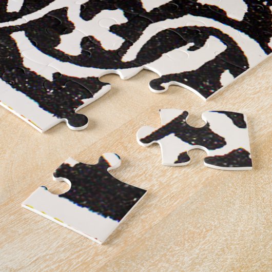 Monogram van de Nieuwe Titel Legpuzzel (Zijkant)