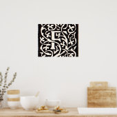  Monogram van de Nieuwe Titel Poster (Keuken)