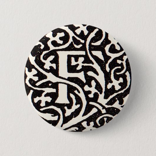  Monogram van de Nieuwe Titel Ronde Button 5,7 Cm (Voorkant)