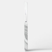 Monogram van de rendy zilverglitter Case-Mate iPhone case (Achterkant / Links)