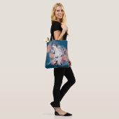 Monogram van de roze wolken van de Grijze Paard va Tote Bag (Op model)